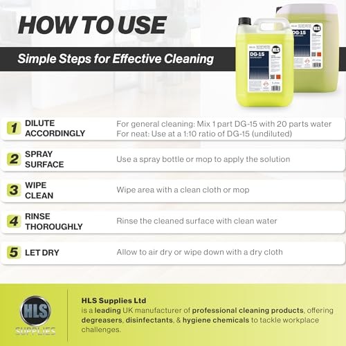 HLS Supplies DG-15 25L Heavy Duty Degreaser Cleaner-4
