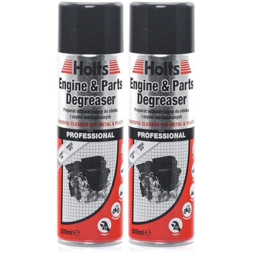 Holts Professional Engine and Parts Degreaser Aerosol 500ml, Pack of 2