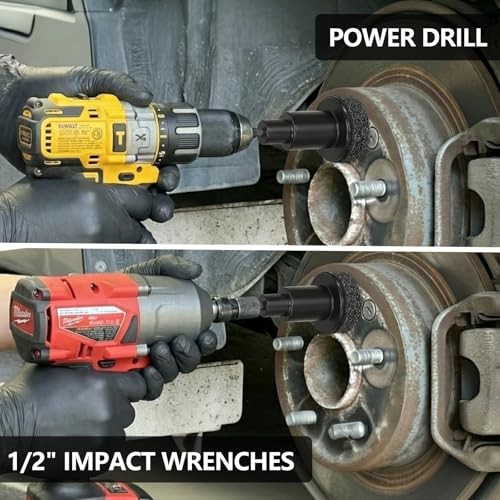 Hossom Wheel Hub Cleaning and Resurfacing Kit with 7 Pads-3