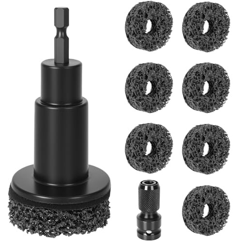 Hossom Wheel Hub Cleaning and Resurfacing Kit with 7 Pads