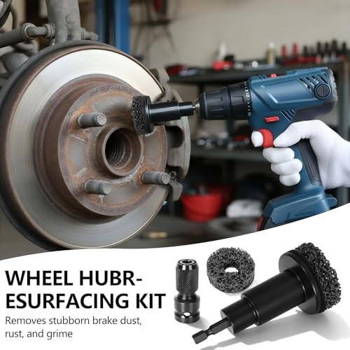 Hossom Wheel Hub Cleaning and Resurfacing Kit with 7 Pads-6