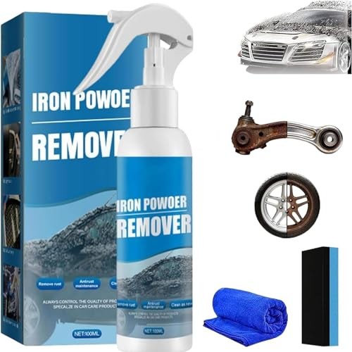Generic Iron Powder Remover Spray, Quick-Acting Rust Removal Spray, 1 PC