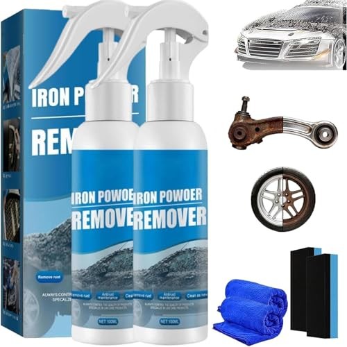 Generic Iron Powder Remover Spray, quick-acting rust removal spray, 2 pcs