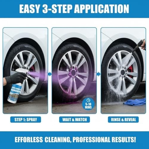 Generic Iron Powder Remover Spray, Multi-functional Rust Removal Spray, 3 PCS-5