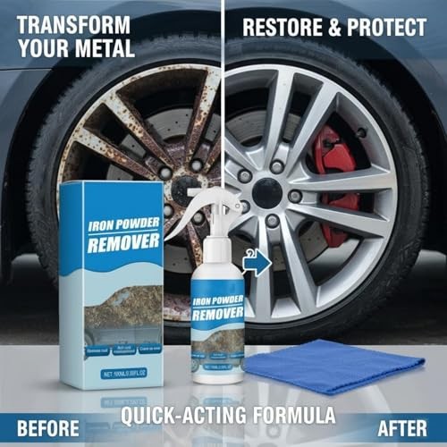 Generic Iron Powder Remover Spray, Multi-functional Rust Removal Spray, 3 PCS-6