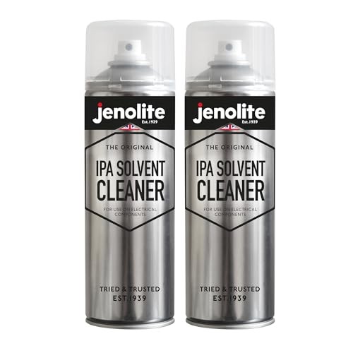 JENOLITE IPA Solvent Electrical Contact Cleaner Spray, 2 x 500ml