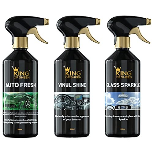 King of Sheen Waterless 11 Piece Car Cleaning Kit-2