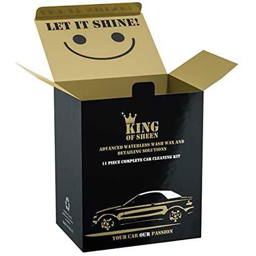 King of Sheen Waterless 11 Piece Car Cleaning Kit-6