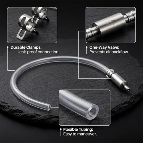 KxrTpx 4-Piece Brake Bleeding Kit with 7.8 mm Hose-2