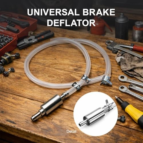 KxrTpx 4-Piece Brake Bleeding Kit with 7.8 mm Hose-4