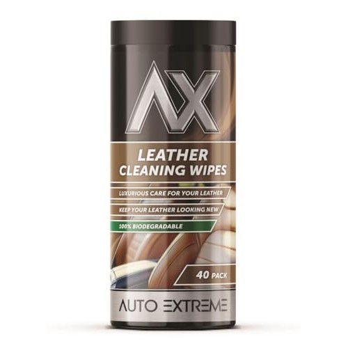 AlezyB leather cleaning wipes, 40 pack-1