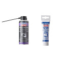 Liqui Moly Electronic Spray 200ml with 3140 Battery Terminal Grease 50g