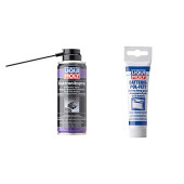 Liqui Moly Electronic Spray 200ml with 3140 Battery Terminal Grease 50g