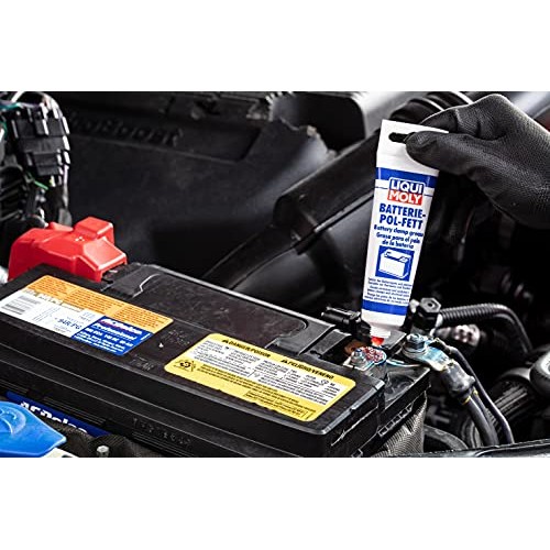 Liqui Moly Electronic Spray 200ml with 3140 Battery Terminal Grease 50g-5
