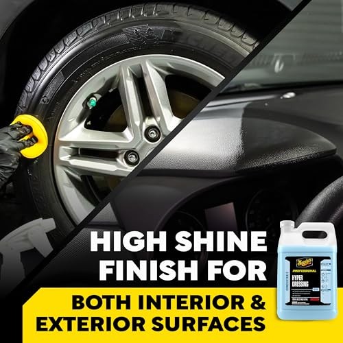 Meguiar's D170 Hyper Dressing 3.79L for interior and exterior trim, plastic, vinyl and rubber-4