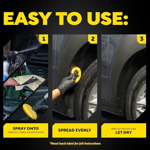Meguiar's D170 Hyper Dressing 3.79L for interior and exterior trim, plastic, vinyl and rubber-8
