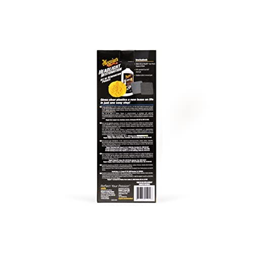 Meguiar's One-Step Plastic Headlight Restoration Kit-2