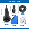 MFSKJELF Wheel Hub Cleaning Tool Kit with Grinding Head Adapter, Gloves, Cloth and 5 Pads