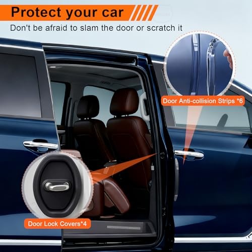 MIAOKE 41-Piece Car Cleaning Kit with Portable Handbag, Blue-7