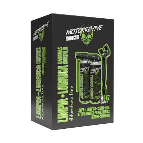 Motorrevive Adventure Line Off-Road Motorcycle Chain Maintenance Pack with Cleaner, Lubricant and Brush-5