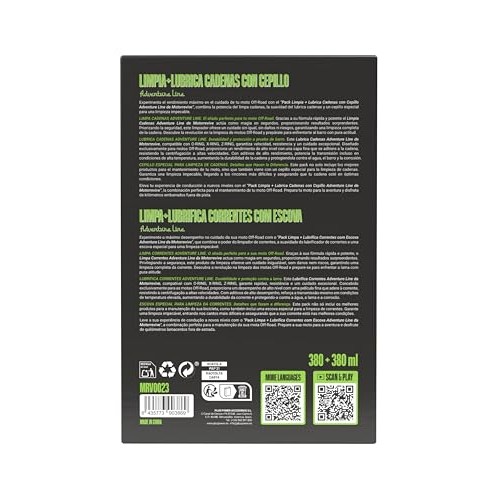 Motorrevive Adventure Line Off-Road Motorcycle Chain Maintenance Pack with Cleaner, Lubricant and Brush-8