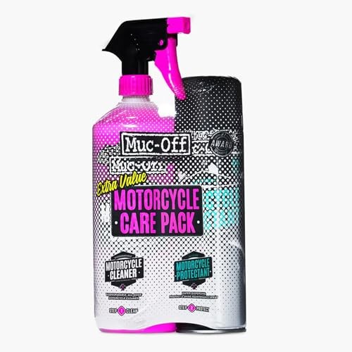 Muc-Off Motorcycle Care Duo Kit with Nano Tech Cleaner and Protectant