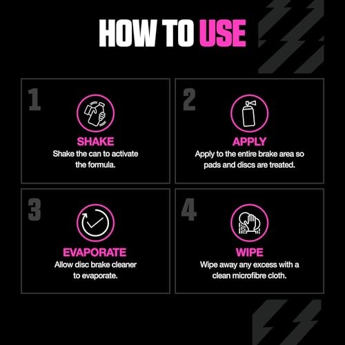 Muc Off Motorcycle Disc Brake Cleaner Spray, 400ml-4