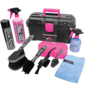 Muc-Off Ultimate Motorcycle Care Kit with Nano Tech Cleaner, Brush Set, Protectant, Speed Polish and Storage Box