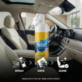 Generic Multifunctional Foam Cleaner Spray for Car Interiors, Kitchen Grease, Bathroom and Sofa, 2PC