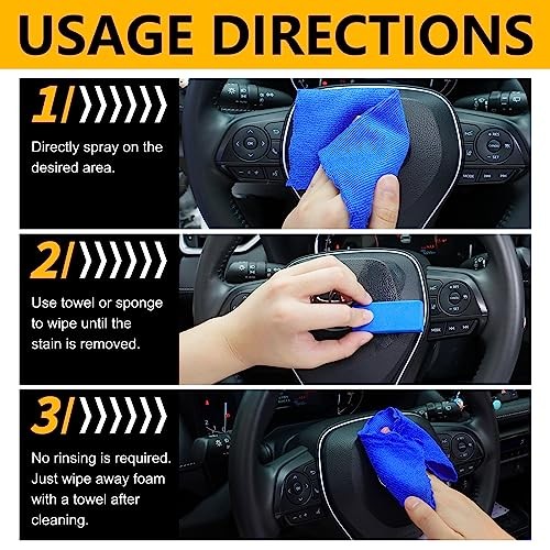 Generic Multipurpose Foam Interior Cleaner Spray for Cars, 100ml-6