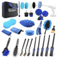 Outigu 30-Piece Blue Car Cleaning Kit with Drill Brushes