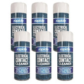PEBBLE HUG Electrical Contact Cleaner Aerosol Spray, 200ml, 6 Pcs