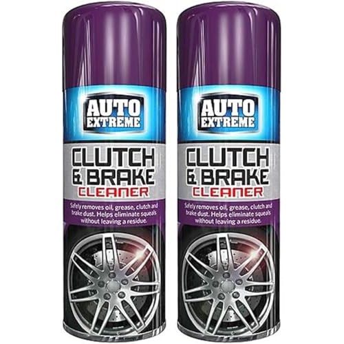 PNJB Clutch and Brake Cleaner Spray, 400ml, 2 Pack