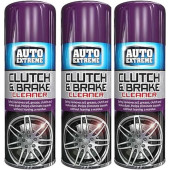 PNJB Clutch and Brake Cleaner Spray 400ml, 3 Pack