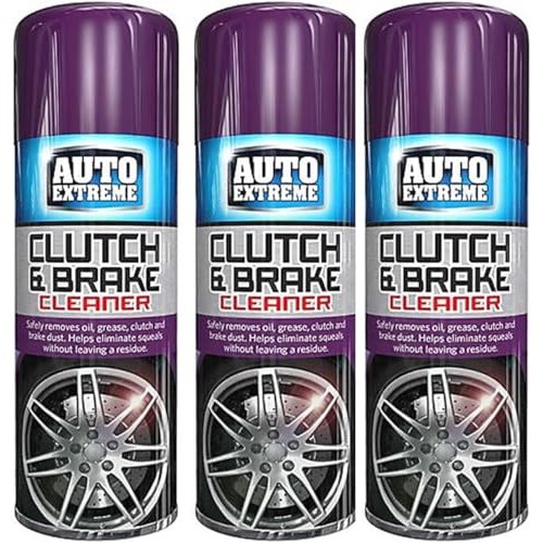 PNJB Clutch and Brake Cleaner Spray 400ml, 3 Pack