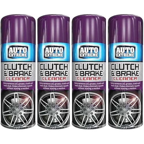 PNJB Clutch and Brake Cleaner Spray 400ml, 4-Pack