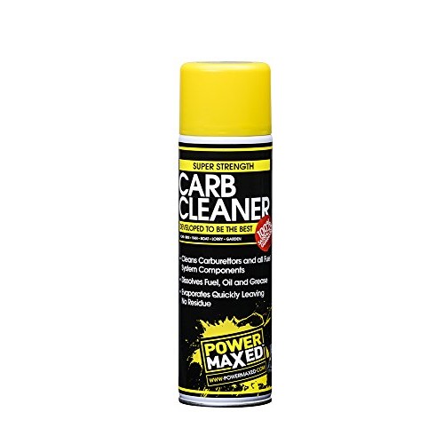 Power Maxed Carb Cleaner Spray 500ml for Carburettors, Throttle Bodies and Intake Systems