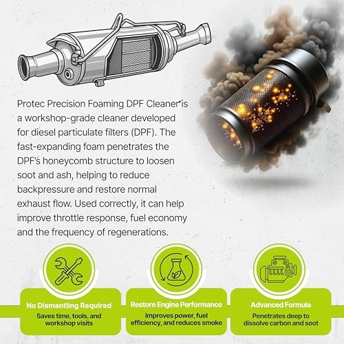 Protec Precision Foaming DPF Cleaner Spray 500 ml-3