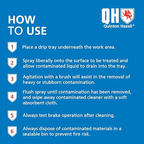 Quinton Hazell QH6 Brake Cleaner Spray 600 ml-7