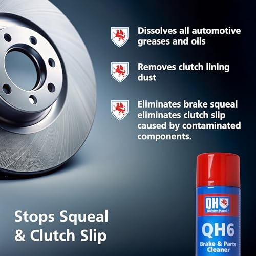 Quinton Hazell QH6 Brake Cleaner Spray 600ml, Pack of 2-6
