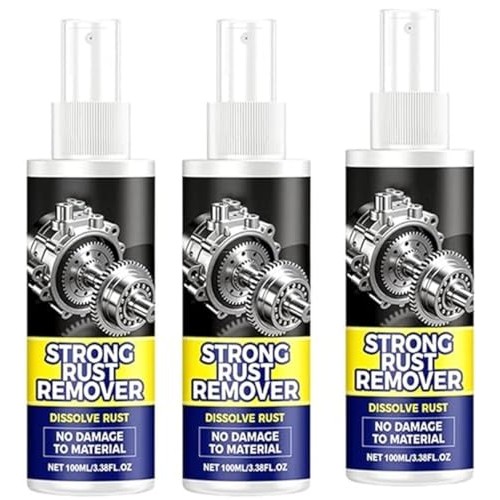 Giurui Rust Remover Spray for Metal, 3 Pcs