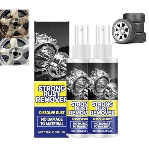 Giurui Rust Remover Spray for Metal, 2 Pcs
