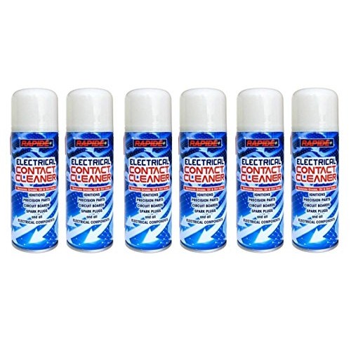 Scotvision 6 x Electrical Contact Cleaner Aerosol Spray 200ml