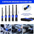 ShinetiX 22-Piece Car Cleaning Kit with Brushes, Bucket, Wash Mitt, Towels and Cleaning Gel