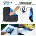 ShinyCar Premium Car Cleaning Kit with Bag, Wash Mitts, Microfibre Drying Towel, Waffle Cloths and Brushes