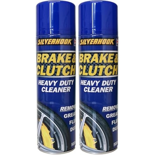 SILVERHOOK Brake & Clutch Cleaner 500ml, Pack of 2