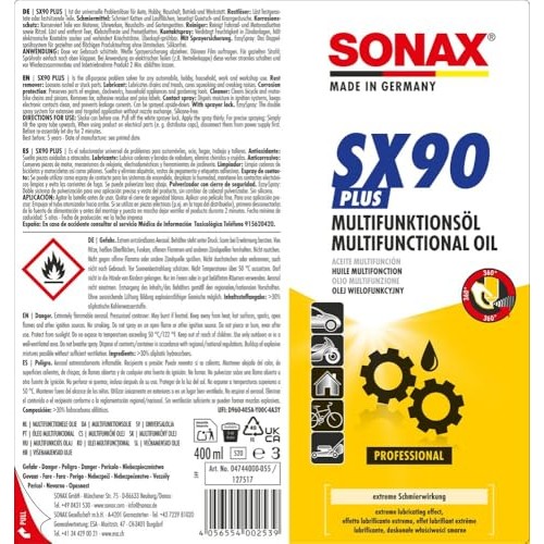 SONAX SX90 PLUS Multifunctional Oil Spray 400 ml-1