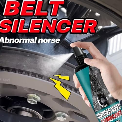 Wisylizv Belt Conditioner Spray, Quick-Drying Anti-Noise Lubricant, 100 ml-3