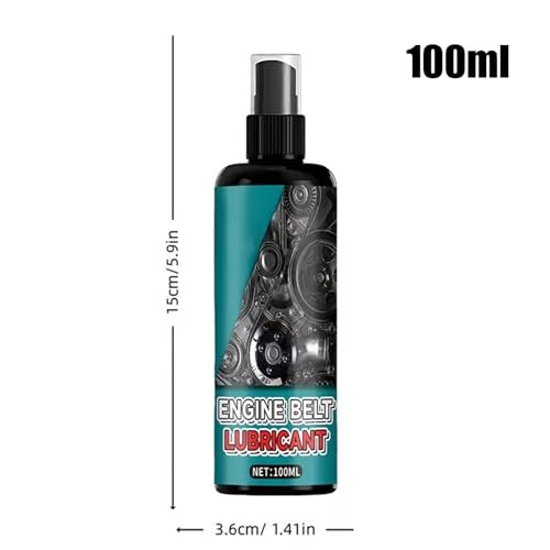 Wisylizv Belt Conditioner Spray, Quick-Drying Anti-Noise Lubricant, 100 ml-5