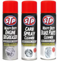 AXpower STP Automotive Cleaning Kit, 3-in-1 500ml Carb Cleaner, Engine Degreaser and Brake Parts Cleaner